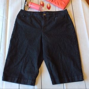 Bandolino dark denim Bermuda Ivette shorts 12
